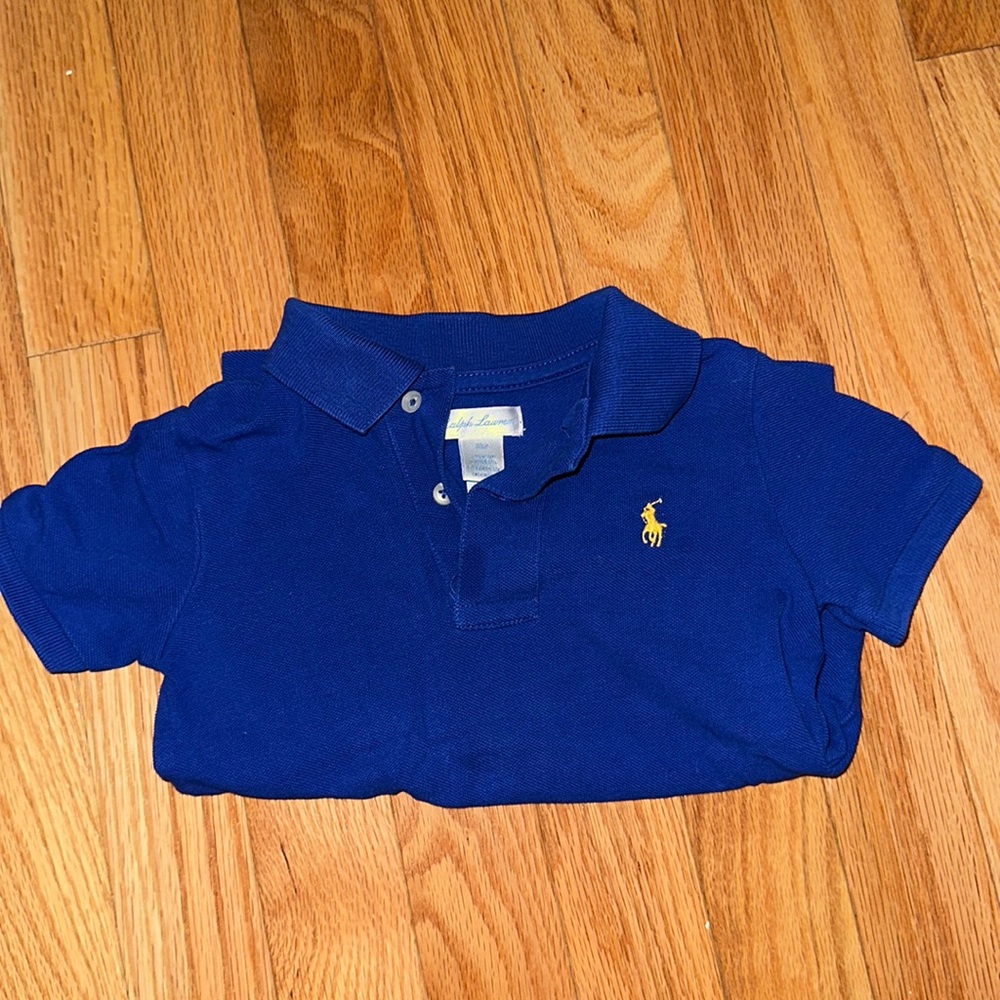 Blue Ralph Lauren polo - 18M